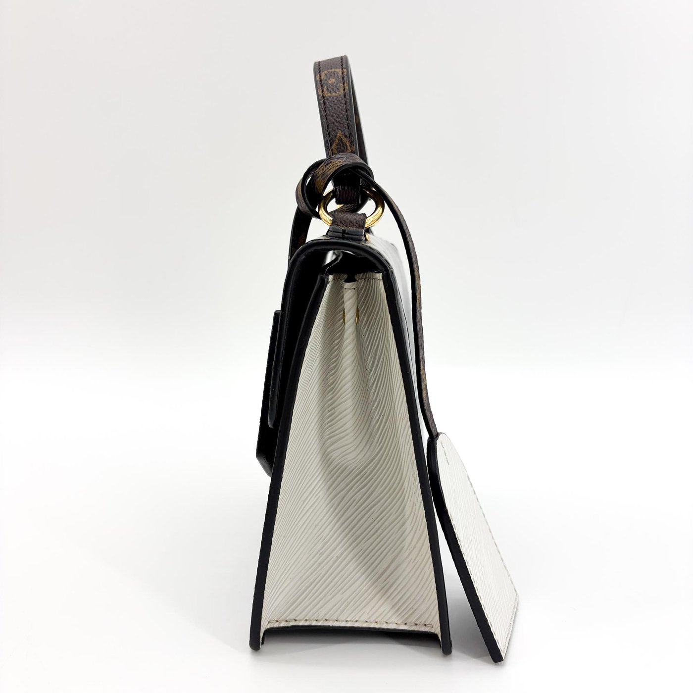 Louis Vuitton Spring Street NM Monogram Vernis with Monogram Canvas and Epi Leather