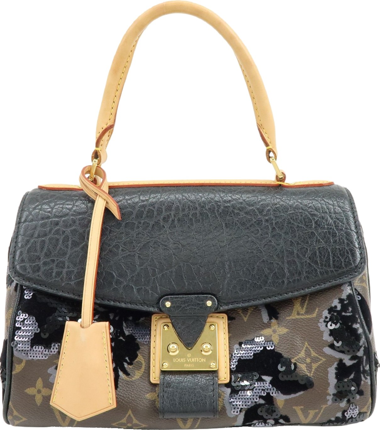Louis Vuitton Carrousel Fleur De Jais Monogram Canvas