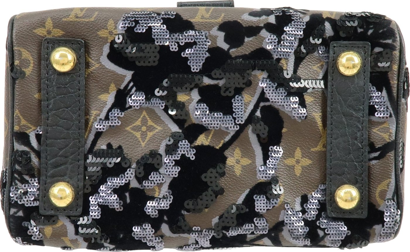 Louis Vuitton Carrousel Fleur De Jais Monogram Canvas