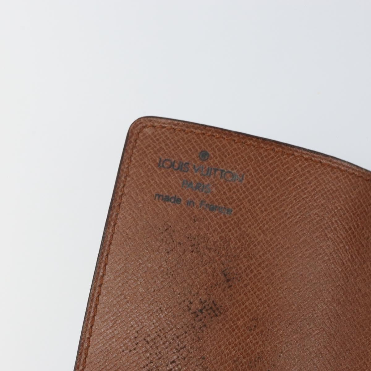 Louis Vuitton Porte Cartes Pression Card Case Monogram Canvas