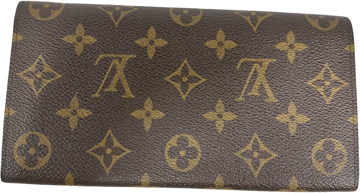 Louis Vuitton Porte Tresor International Monogram Canvas long