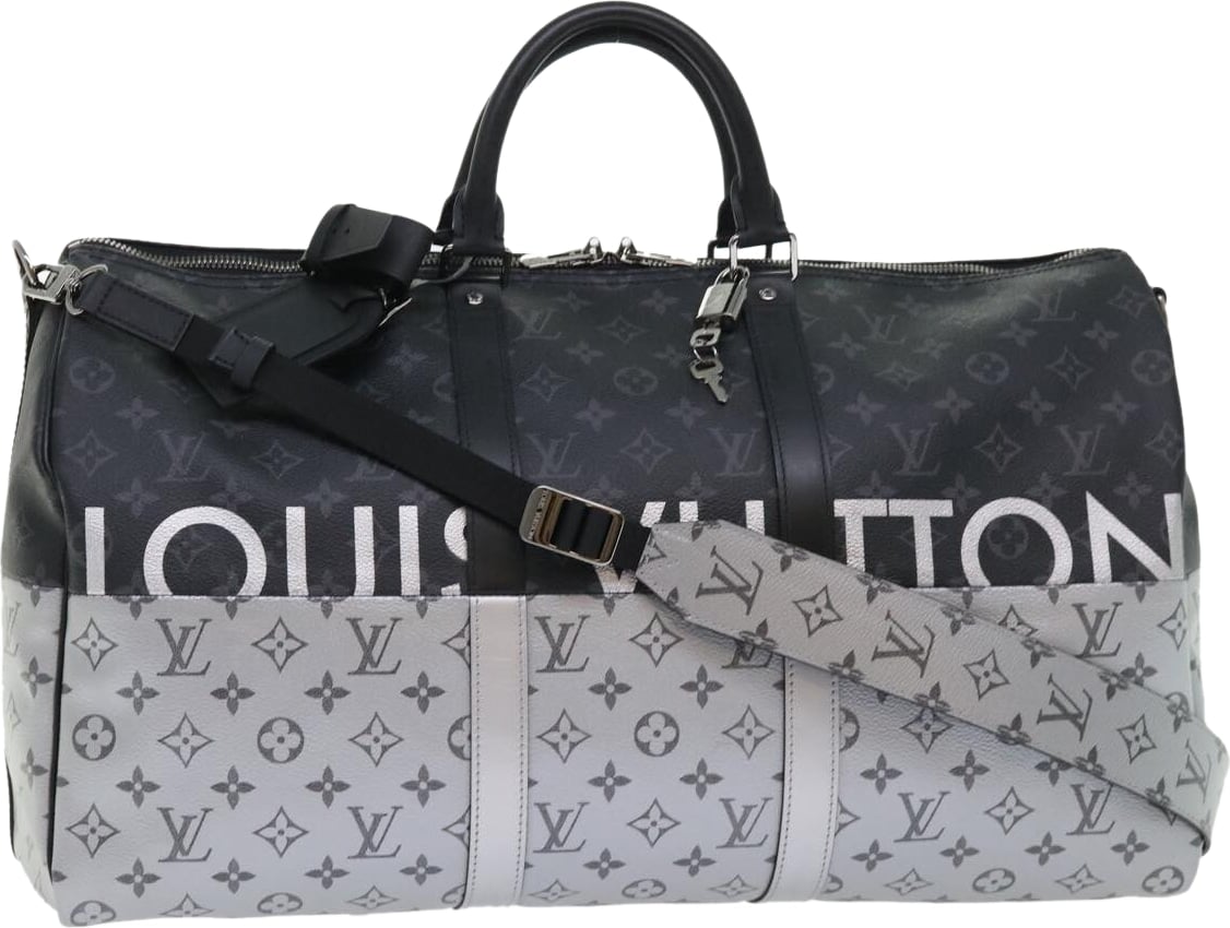 Louis Vuitton Keepall Bandouliere Monogram Eclipse Split Canvas 50