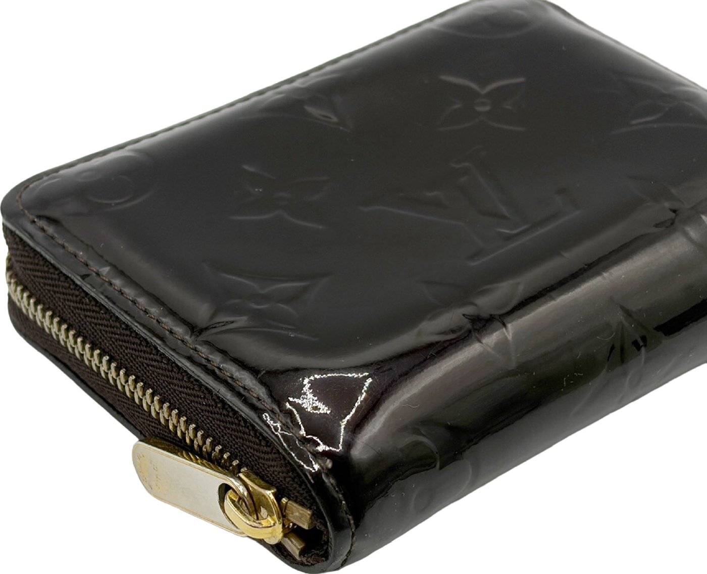 Louis Vuitton Zippy Coin Purse Vernis Vertical