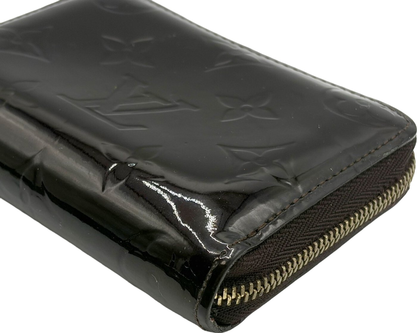 Louis Vuitton Zippy Coin Purse Vernis Vertical