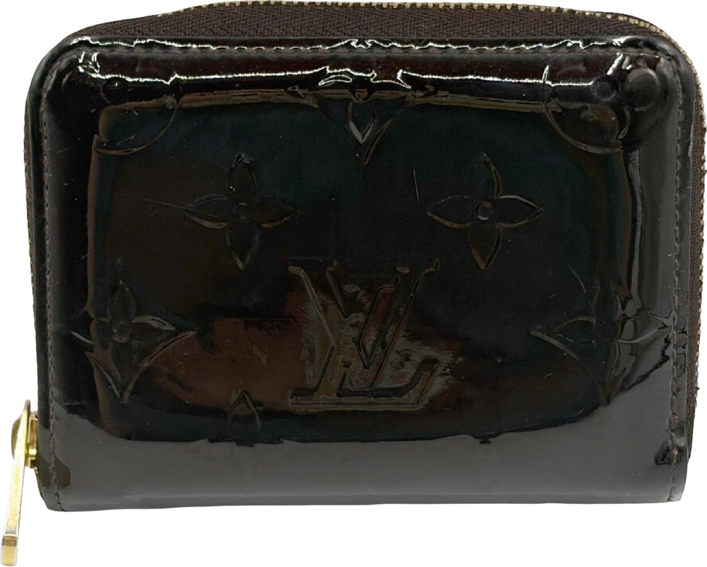 Louis Vuitton Zippy Coin Purse Vernis Vertical
