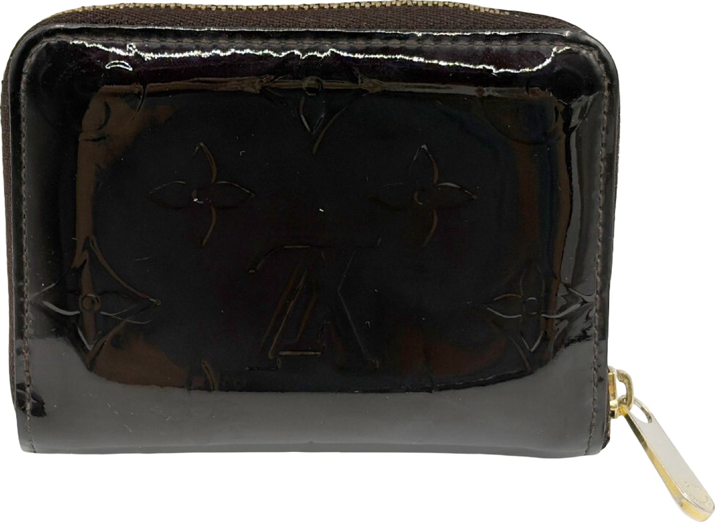Louis Vuitton Zippy Coin Purse Vernis Vertical