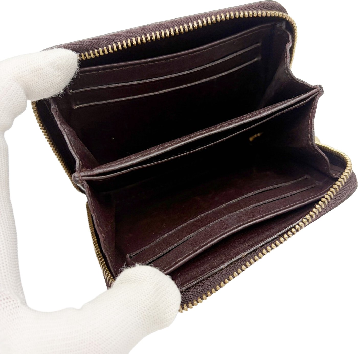 Louis Vuitton Zippy Coin Purse Vernis Vertical