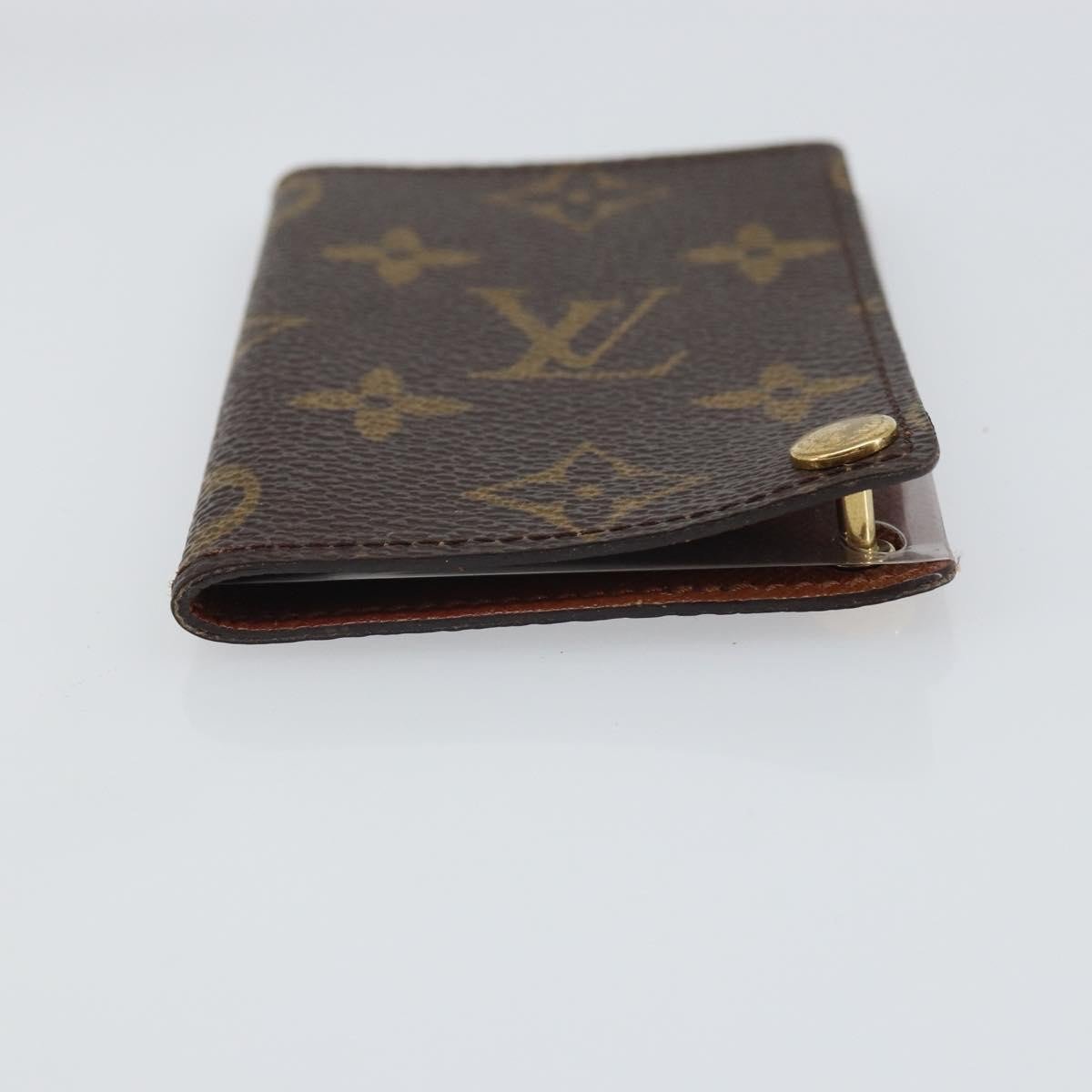 Louis Vuitton Porte Cartes Pression Card Case Monogram Canvas