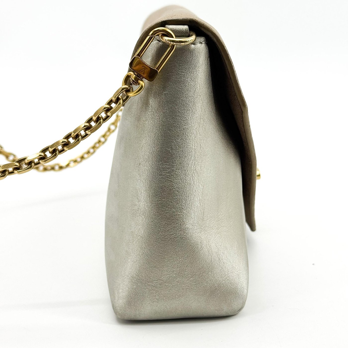 Louis Vuitton Love Note Chain Clutch Leather