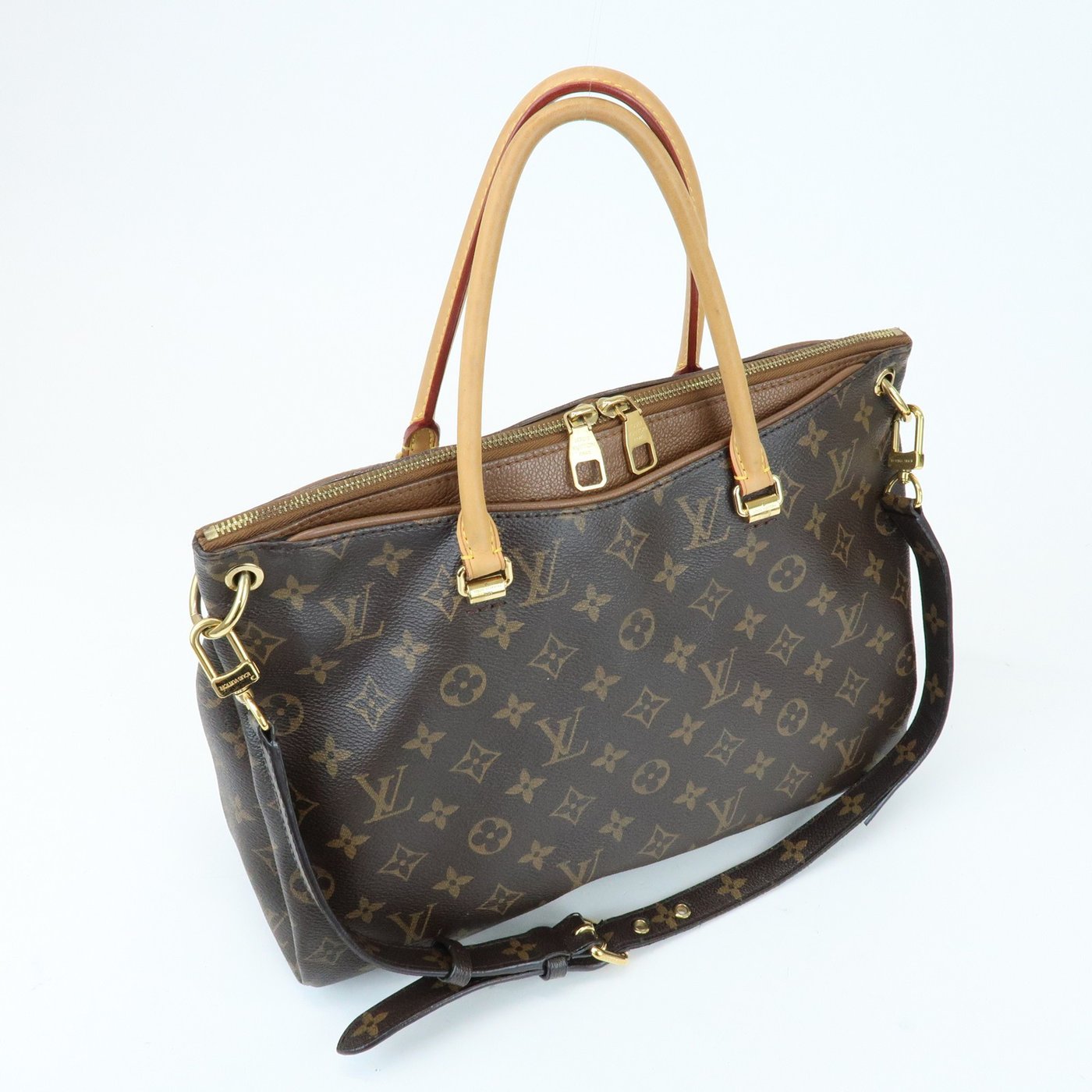 Louis Vuitton Pallas Monogram Canvas with Leather MM