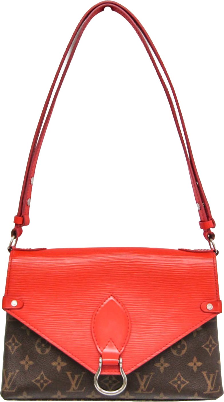 Louis Vuitton Saint Michel Monogram Canvas and Epi Leather