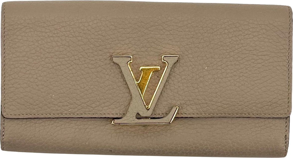 Louis Vuitton Louise Clutch Leather Long