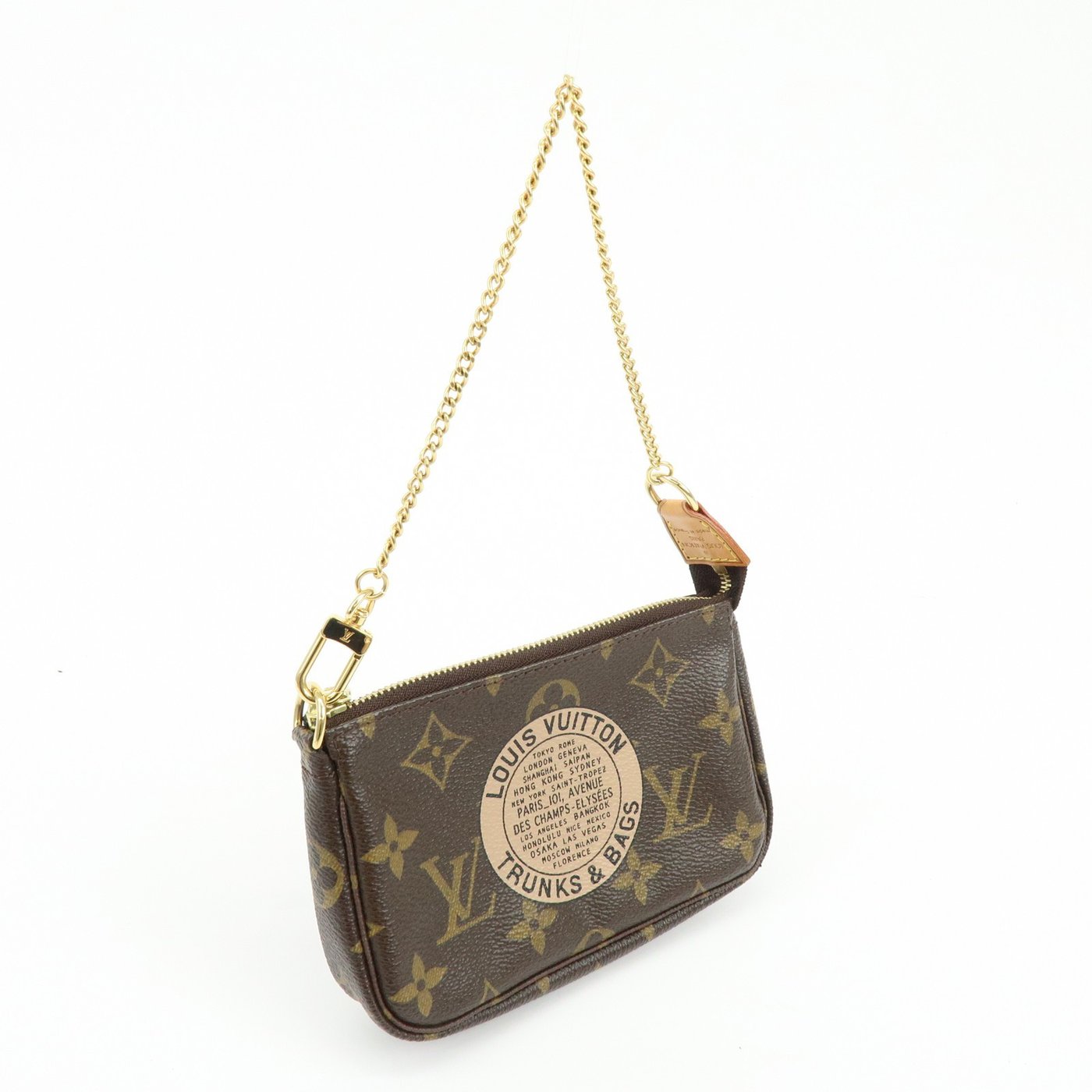 Louis Vuitton Pochette Accessoires Limited Edition Monogram Canvas Mini