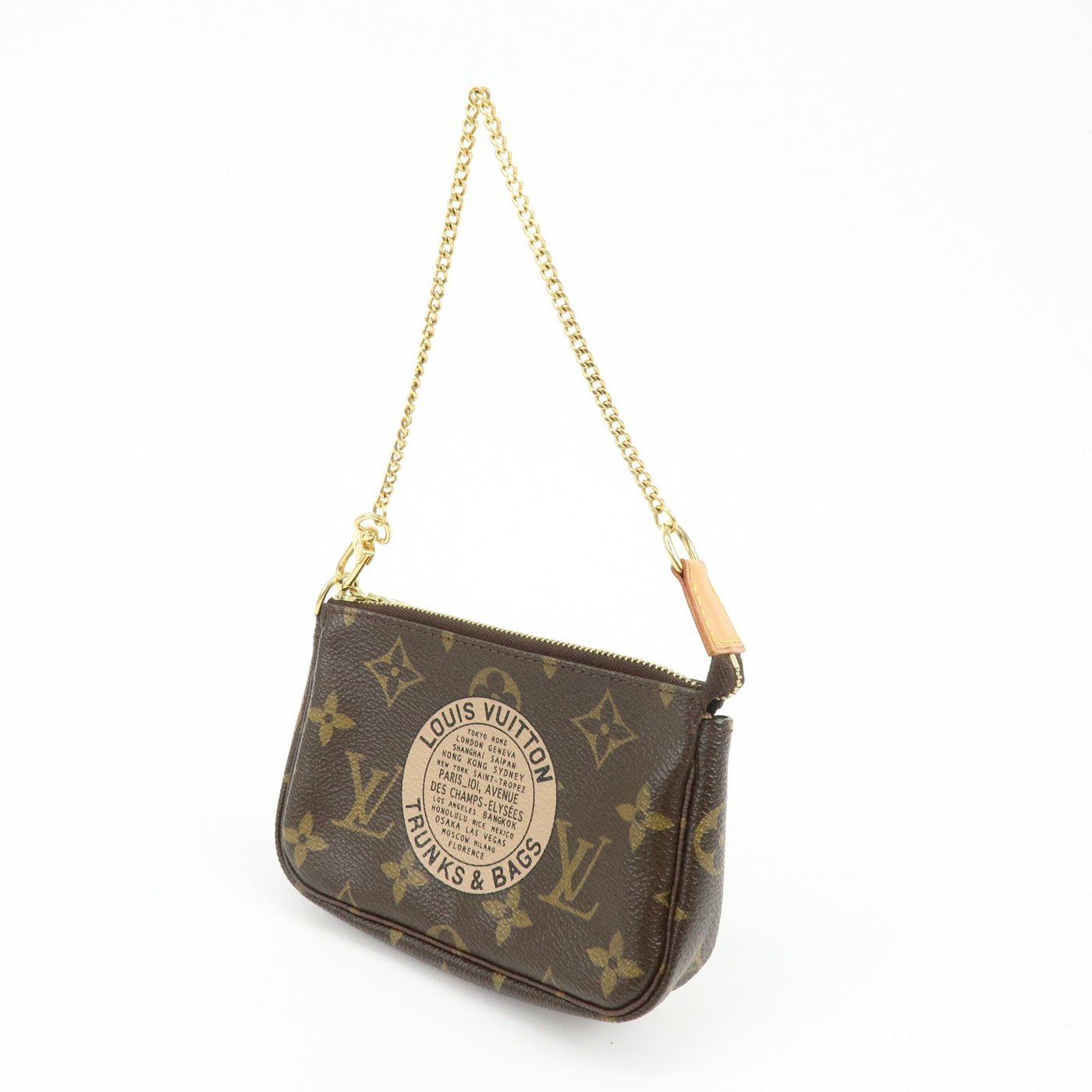 Louis Vuitton Pochette Accessoires Limited Edition Monogram Canvas Mini