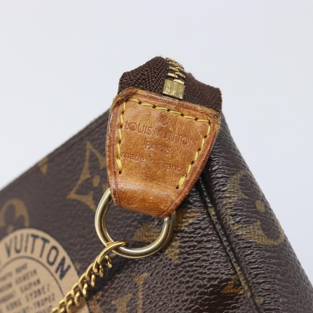 Louis Vuitton Pochette Accessoires Limited Edition Monogram Canvas Mini