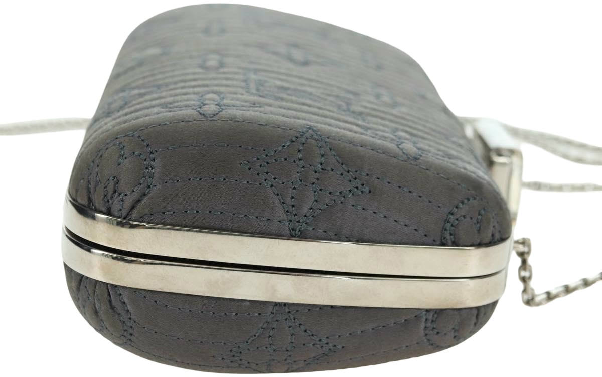 Louis Vuitton Motard Minaudiere Monogram Satin