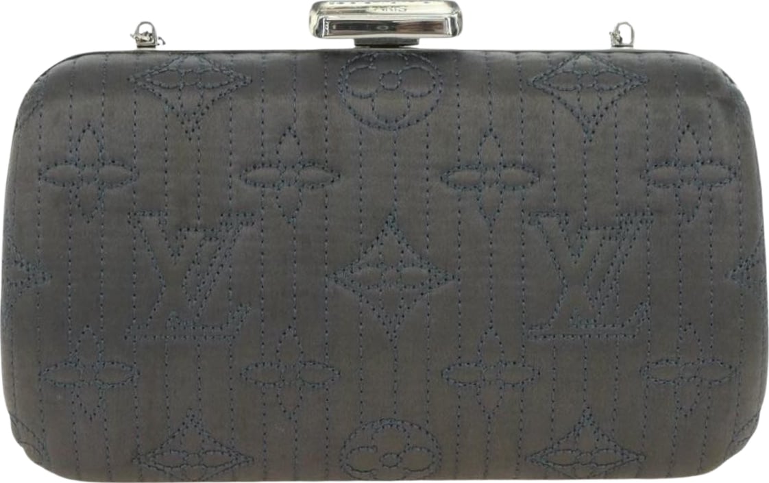 Louis Vuitton Motard Minaudiere Monogram Satin