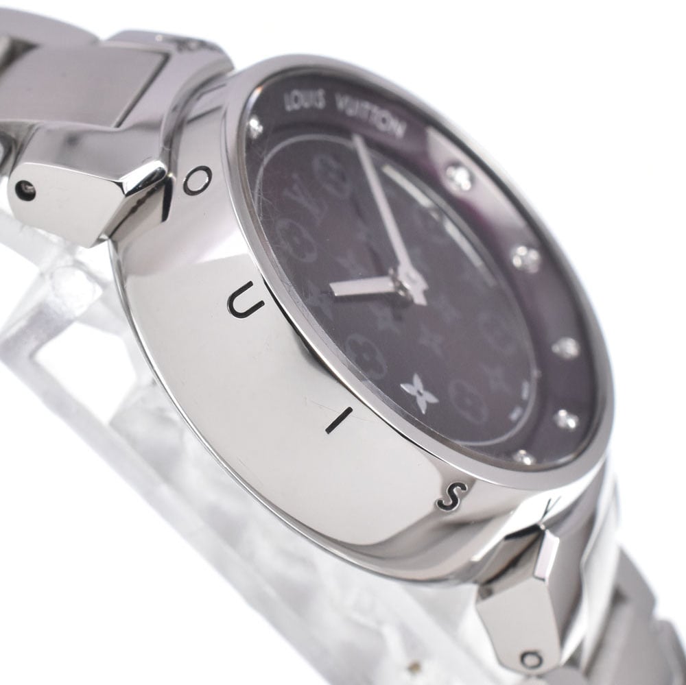 Louis Vuitton Tambour Quartz Stainless Steel 28