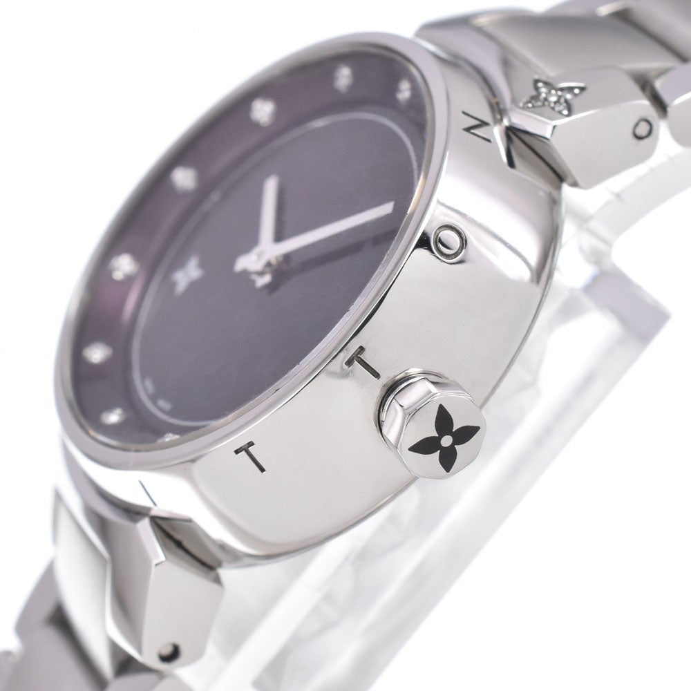 Louis Vuitton Tambour Quartz Stainless Steel 28