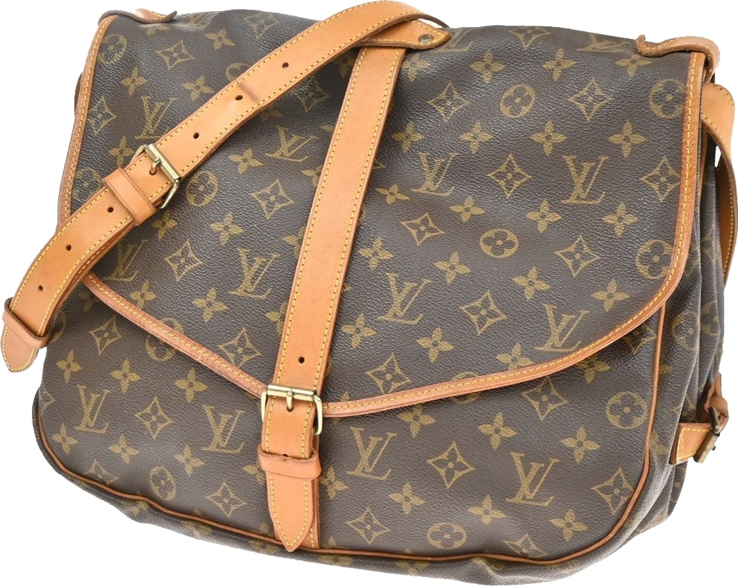 Louis Vuitton Saumur Monogram Canvas 35