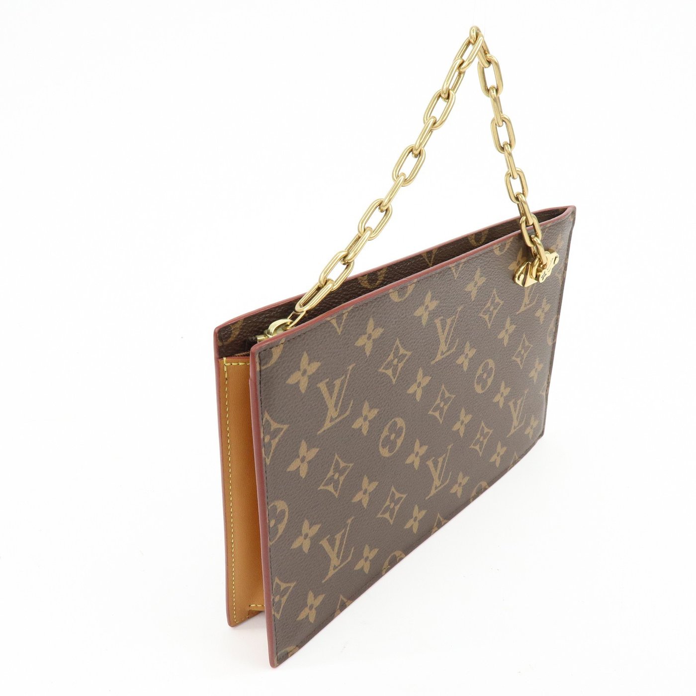 Louis Vuitton Legacy Chain Clutch Monogram Canvas