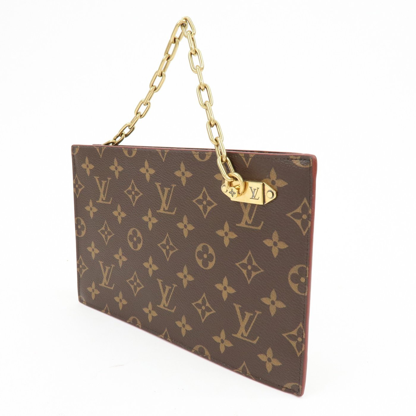 Louis Vuitton Legacy Chain Clutch Monogram Canvas