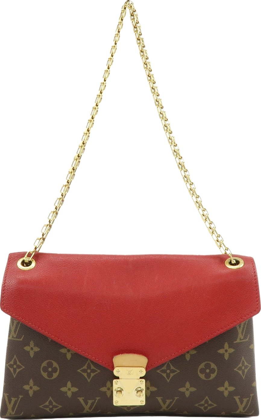 Louis Vuitton Pallas Chain Monogram Canvas and Calfskin