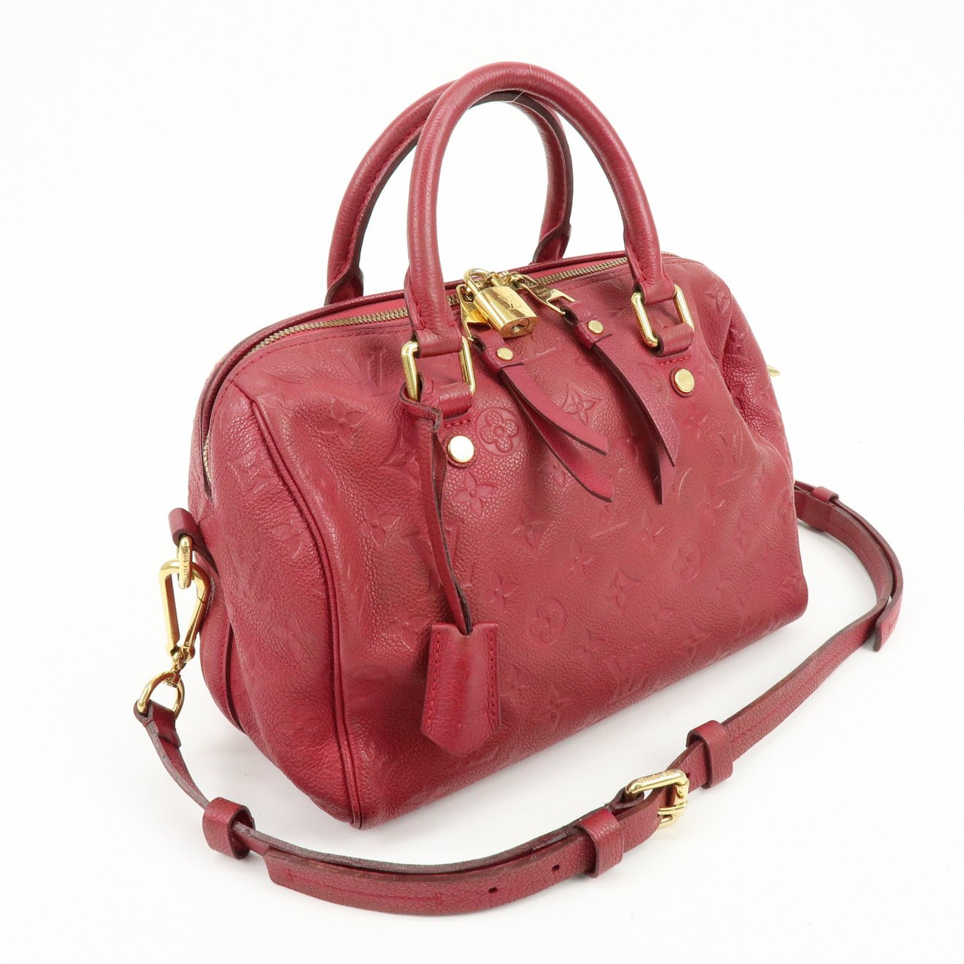 Louis Vuitton Speedy Bandouliere Monogram Empreinte Leather 25