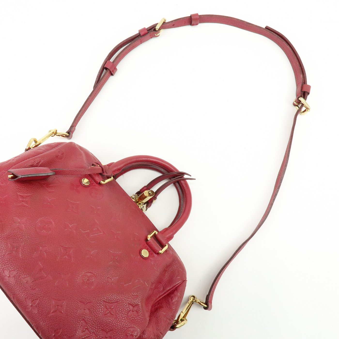 Louis Vuitton Speedy Bandouliere Monogram Empreinte Leather 25