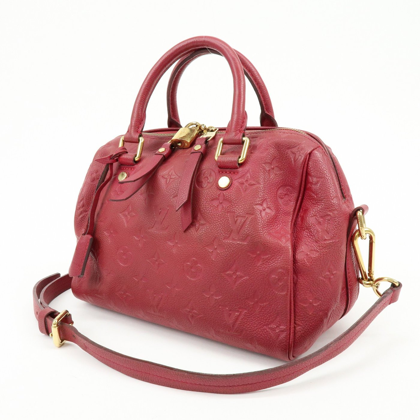 Louis Vuitton Speedy Bandouliere Monogram Empreinte Leather 25