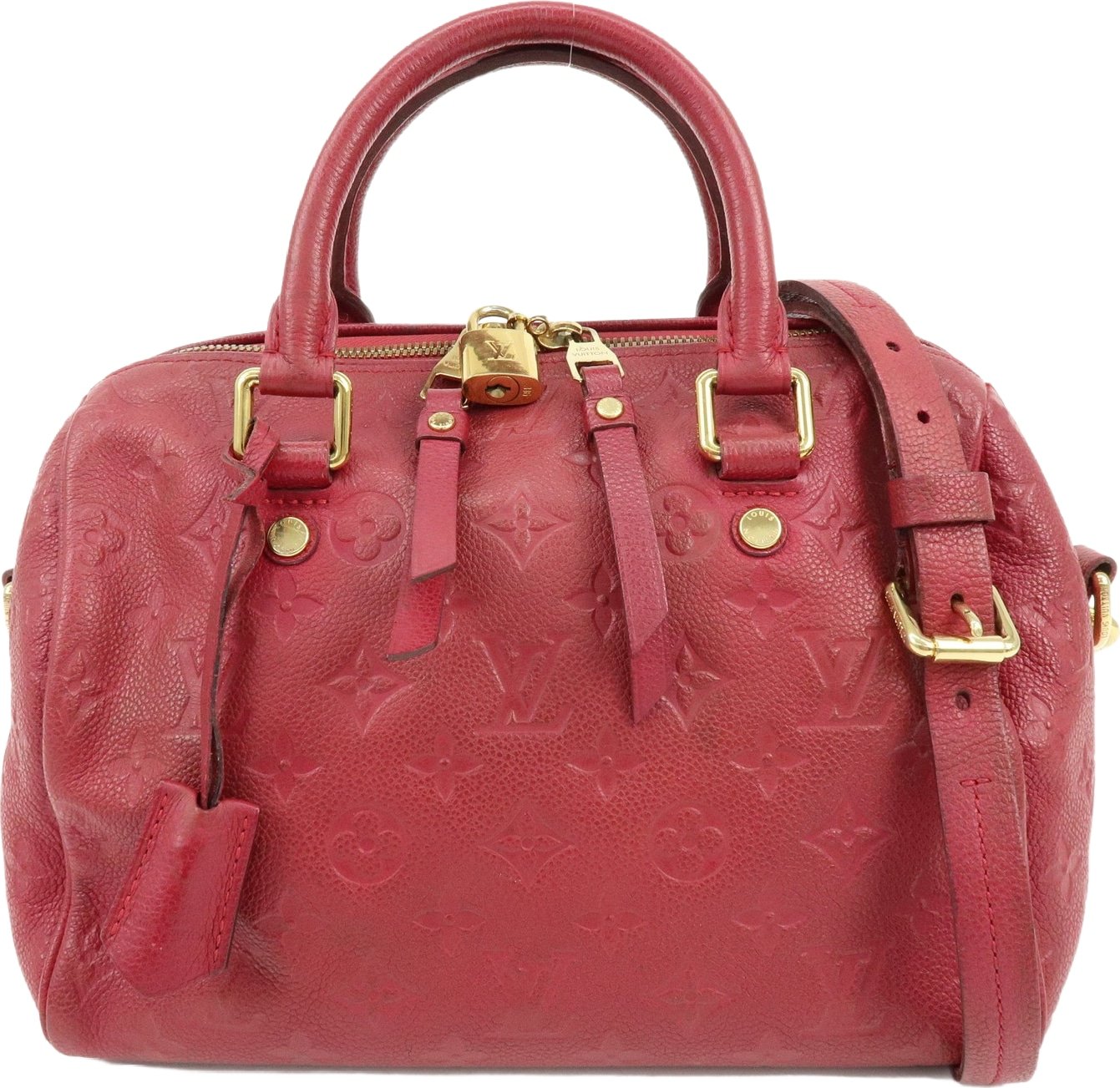 Louis Vuitton Speedy Bandouliere Monogram Empreinte Leather 25
