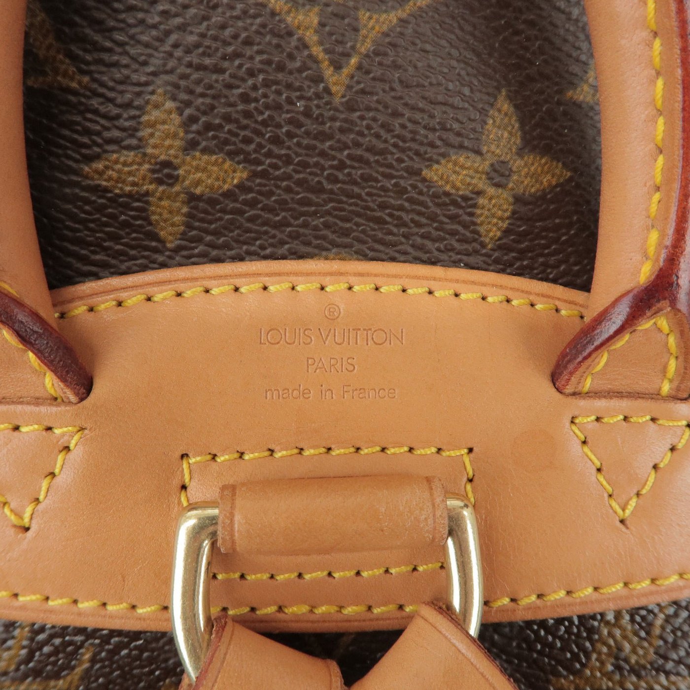 Louis Vuitton Vintage Montsouris Monogram Canvas Mini
