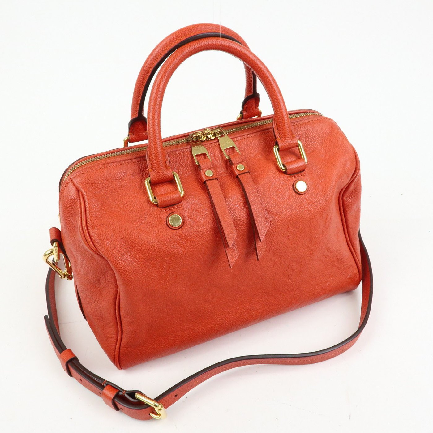 Louis Vuitton Speedy Bandouliere Monogram Empreinte Leather 25