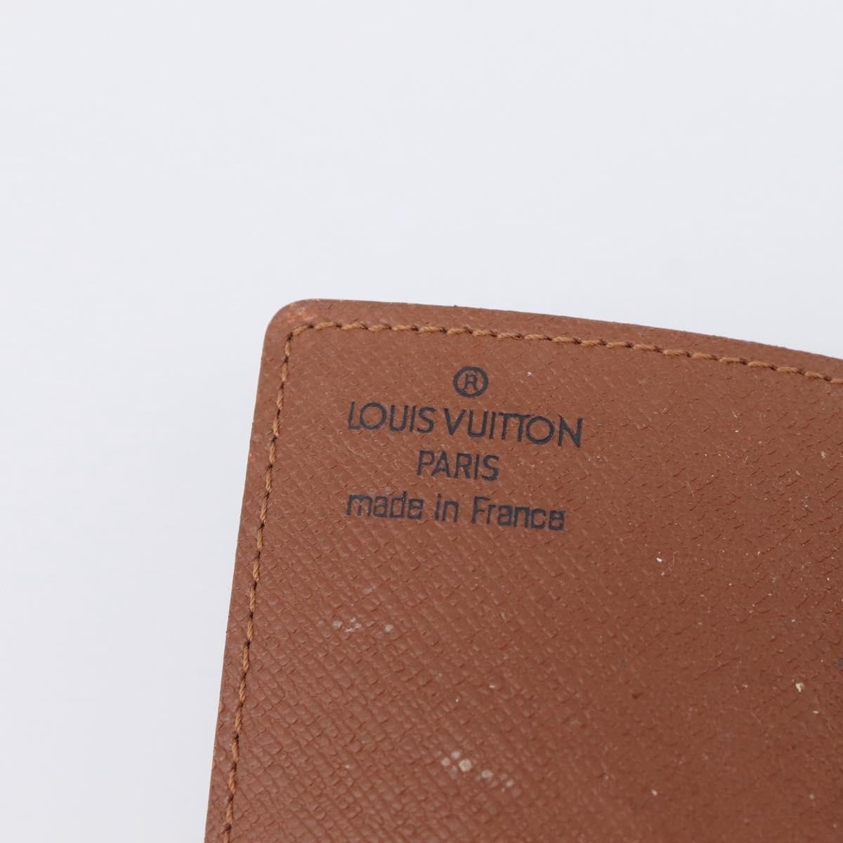 Louis Vuitton Porte Cartes Pression Card Case Monogram Canvas