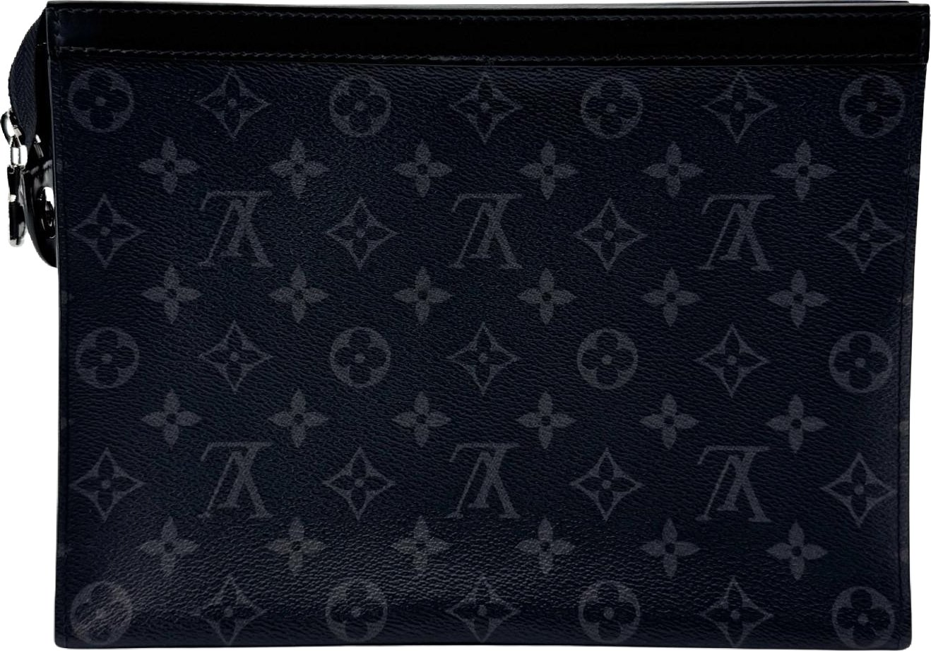 Louis Vuitton Pochette Voyage Monogram Eclipse Canvas MM
