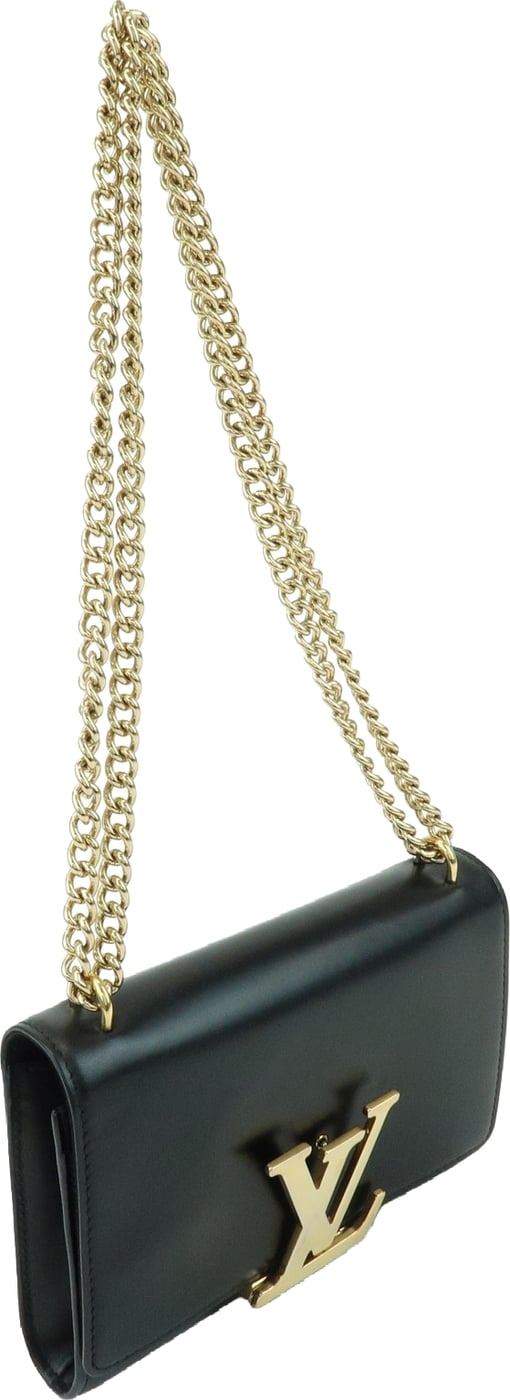 Louis Vuitton Chain Louise Clutch Leather MM