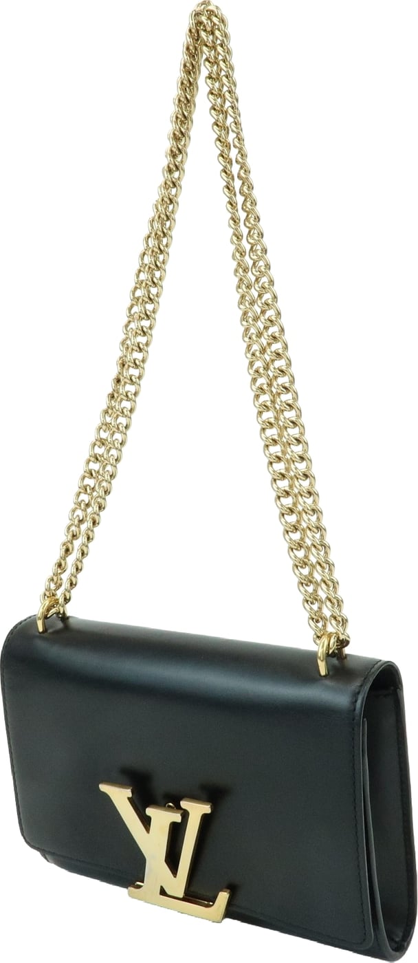 Louis Vuitton Chain Louise Clutch Leather MM