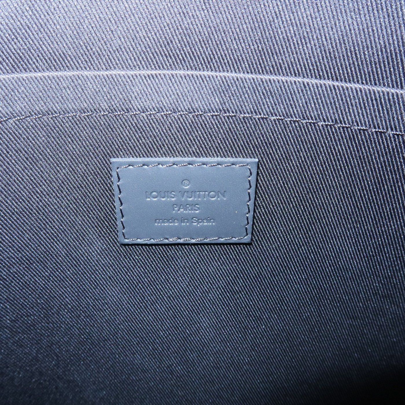 Louis Vuitton Discovery Pochette Monogram Shadow Leather GM