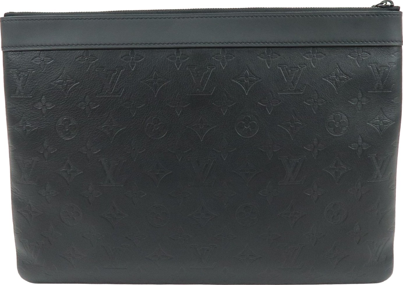 Louis Vuitton Discovery Pochette Monogram Shadow Leather GM