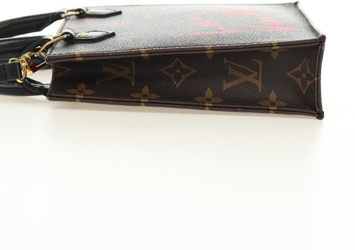 Louis Vuitton Petit Sac Plat Limited Edition Fall in Love Monogram Canvas