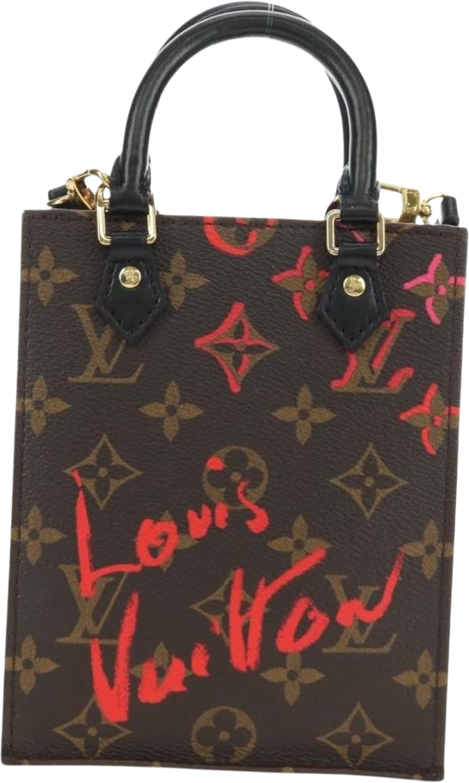 Louis Vuitton Petit Sac Plat Limited Edition Fall in Love Monogram Canvas