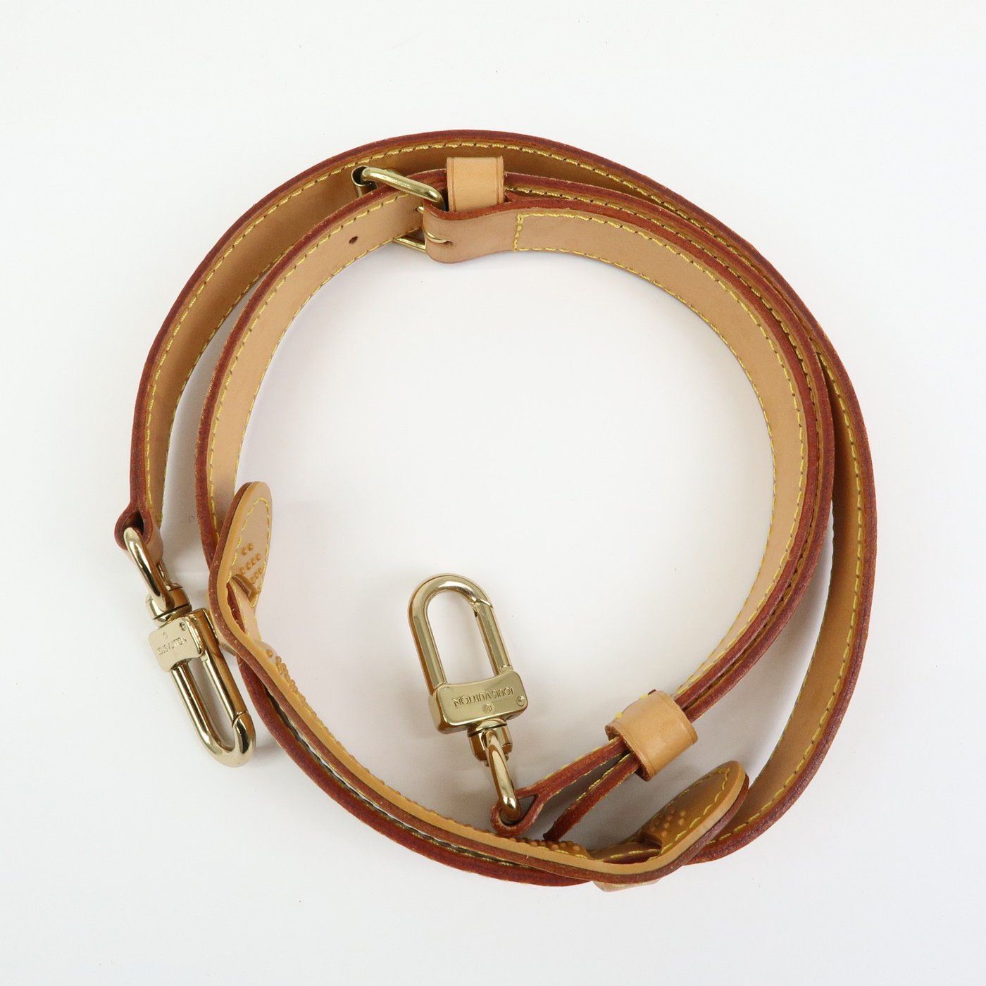 Louis Vuitton Adjustable Shoulder Strap Vachetta Leather Medium