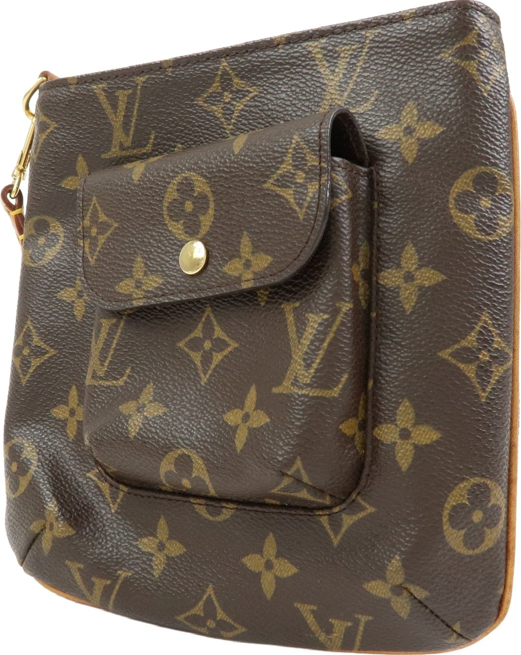 Louis Vuitton Partition Wristlet Clutch Monogram Canvas