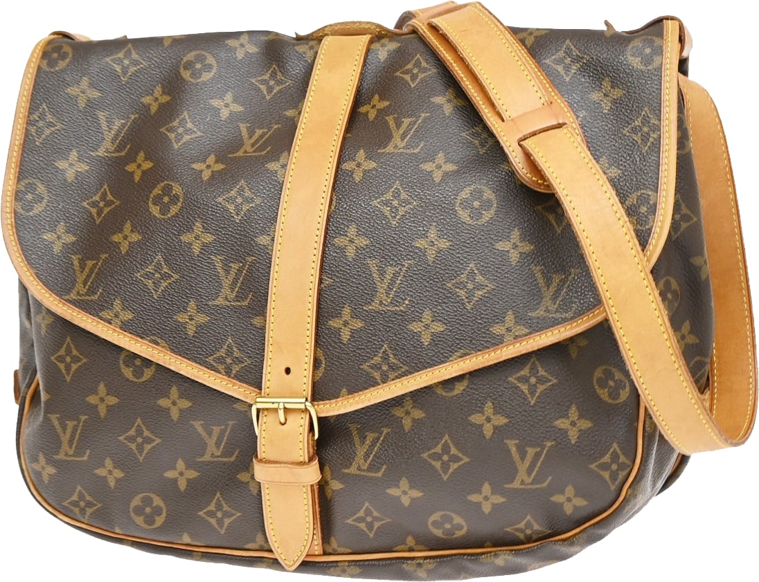 Louis Vuitton Saumur Monogram Canvas 35