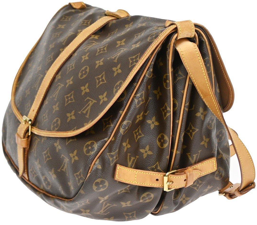 Louis Vuitton Saumur Monogram Canvas 35