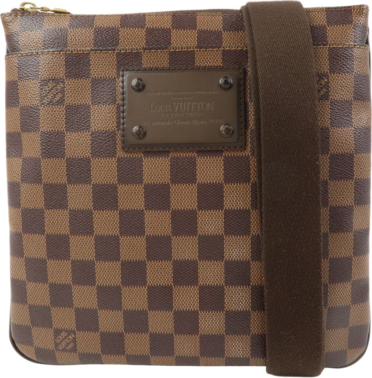 Louis Vuitton Brooklyn Pochette Plate Damier