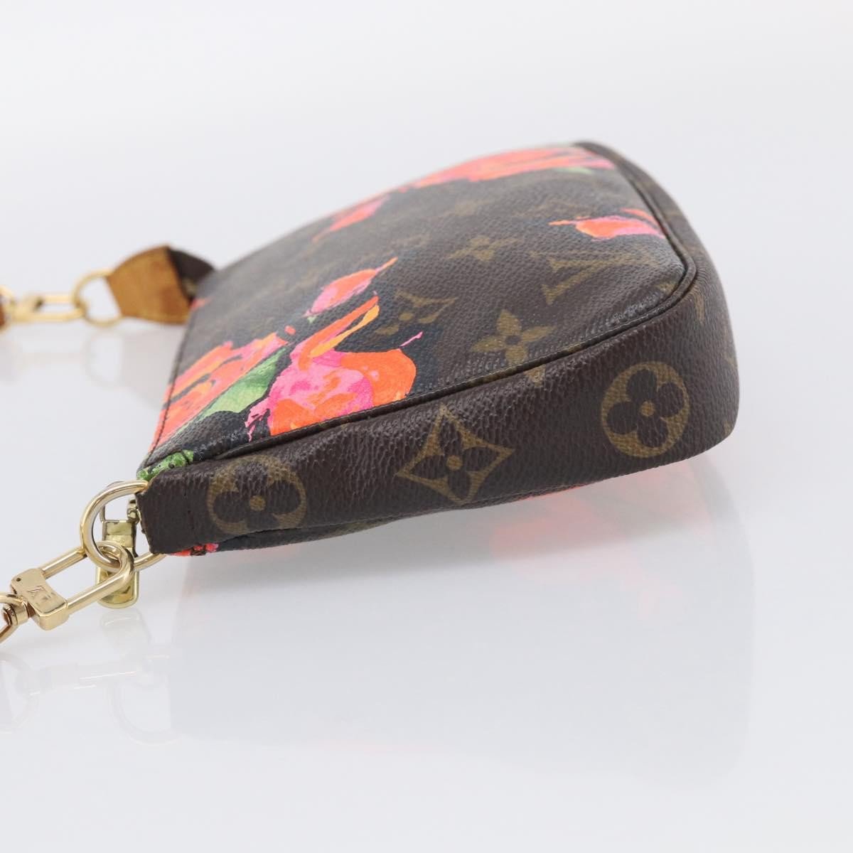 Louis Vuitton Pochette Accessoires Limited Edition Monogram Roses MM