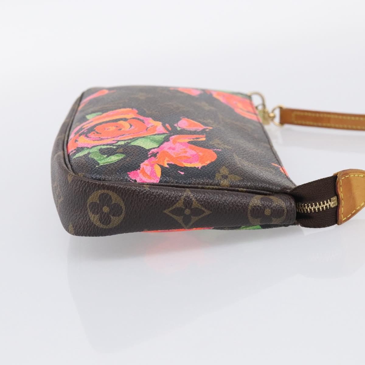 Louis Vuitton Pochette Accessoires Limited Edition Monogram Roses MM