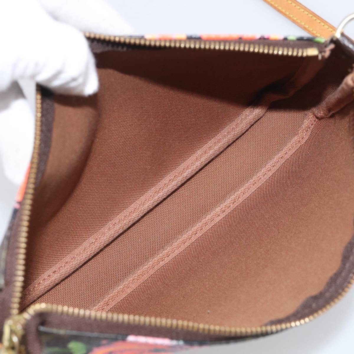 Louis Vuitton Pochette Accessoires Limited Edition Monogram Roses MM