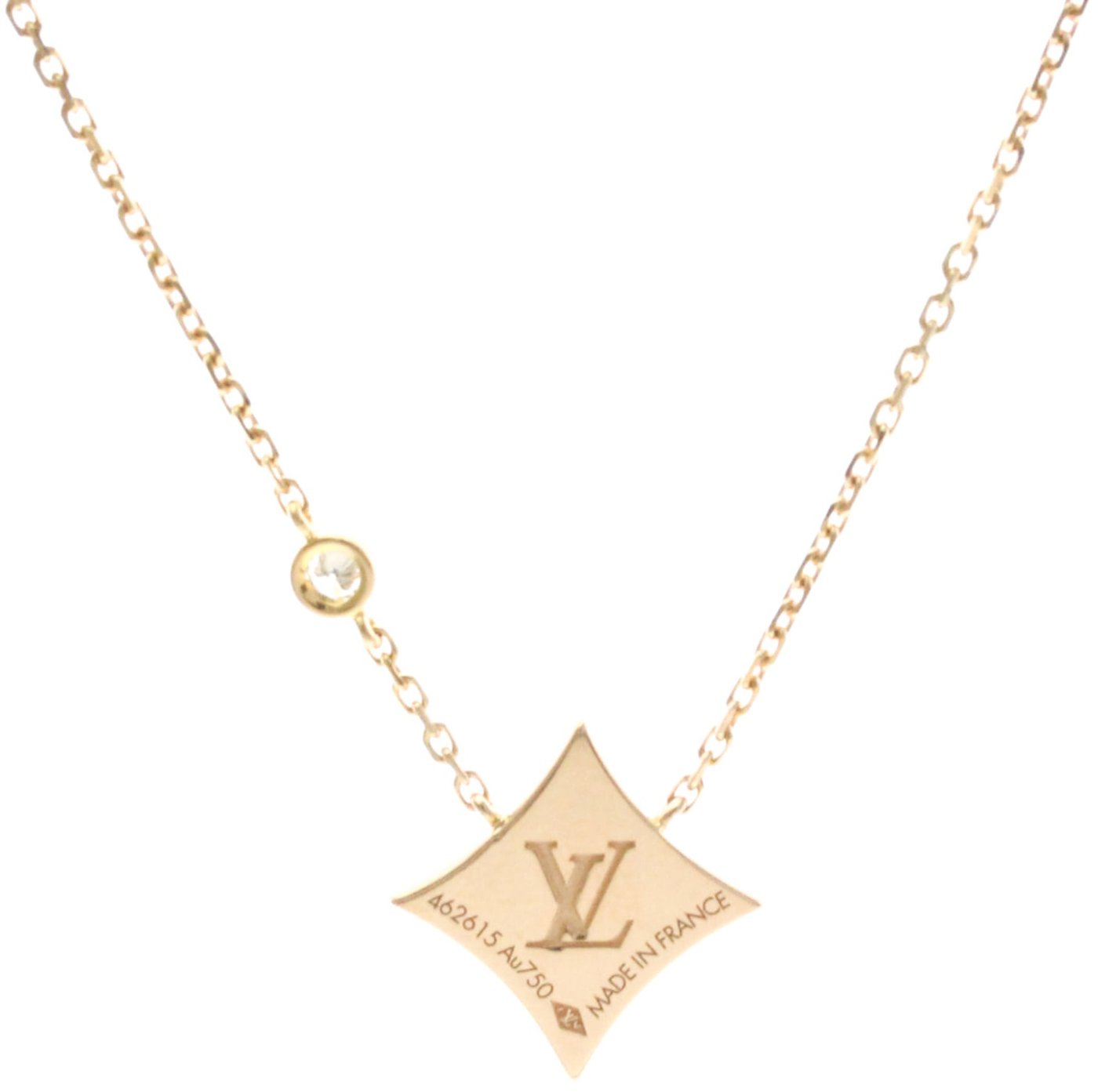 Louis Vuitton Color Blossom BB Star Pendant 18K Rose Gold with Diamond and Mother of Pearl